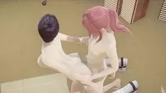Riproduci Hentai non espurgato - shoko succhia e si fa scopare sul suo ginocchio nella libreria delle subroutine - manga asiatico giapponese zanzibar copale porno
