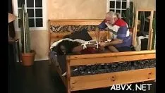 Play Salacious floosy sex toy her fast female genital organ