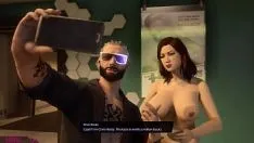 চালান সাধু সারি ডাকাতি এবং বিপজ্জনক সব cutscenes কোন কাপড় ছাড়া
