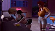 Abspielen Meine lesbische assistentin macht mich mit ihrem perfekten arsch geil – sexuell heiße animationen