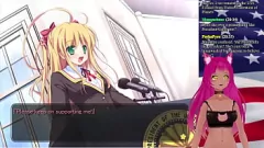 再生 VTuber LewdNeko がこの壮大なライブストリームで「僕の彼女は大統領」の陽気な変態パロディを実現する様子をご覧ください。